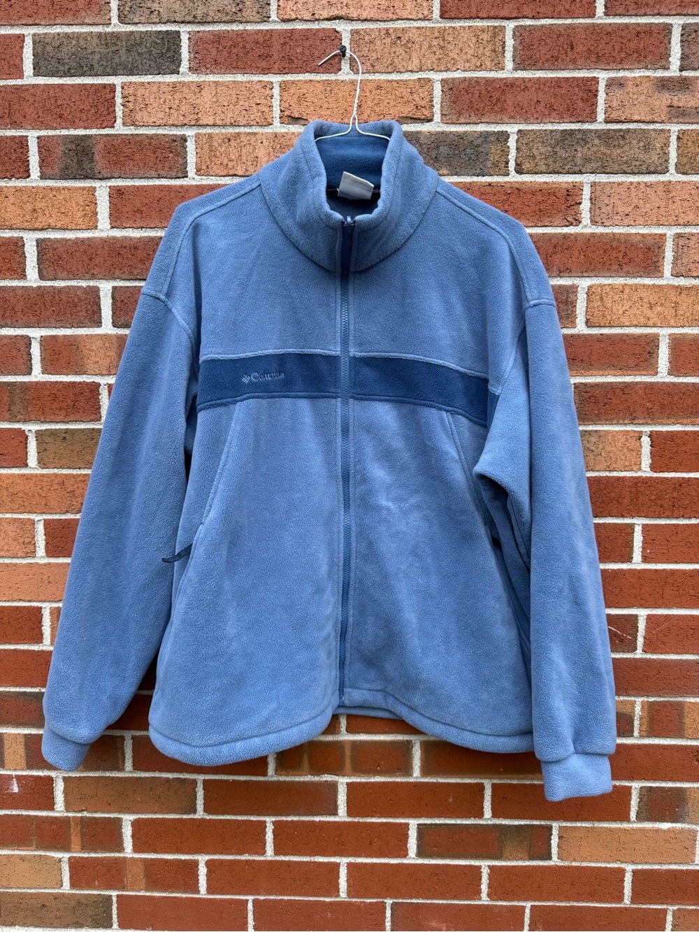 Columbia Men’s Interchange Core Full Zip Fleece Jacket Blue Size XL